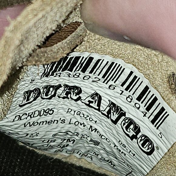 Durango Santa Fe Women's Suede Leather Moccasin Sz 7m  Fringe Studded  DCRD095 - Picture 8 of 9